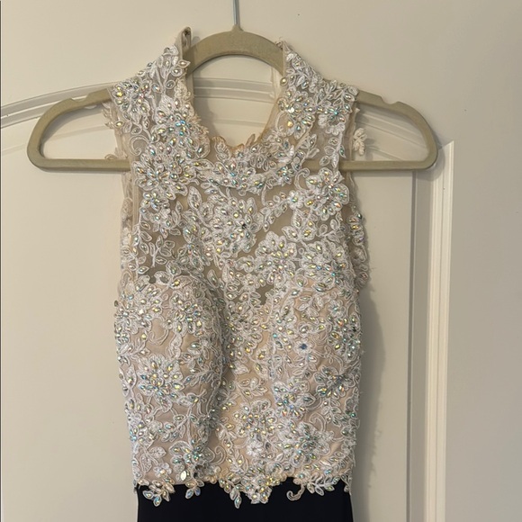 High neck prom dress open back - Picture 2 of 5